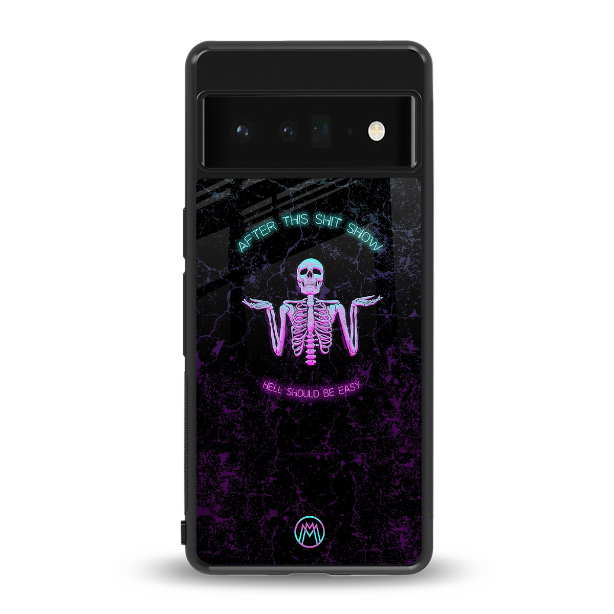 shitshow back phone cover | glass case for google pixel 6 pro