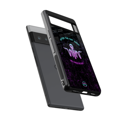 shitshow back phone cover | glass case for google pixel 6 pro