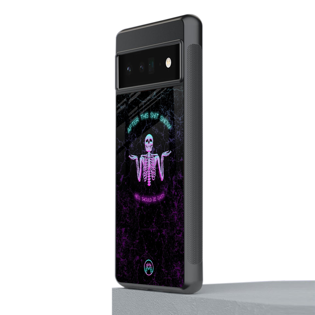 shitshow back phone cover | glass case for google pixel 6 pro