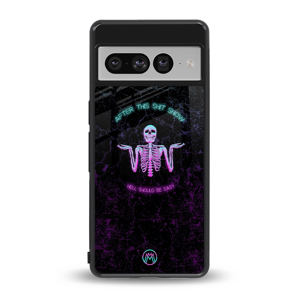 shitshow back phone cover | glass case for google pixel 7 pro