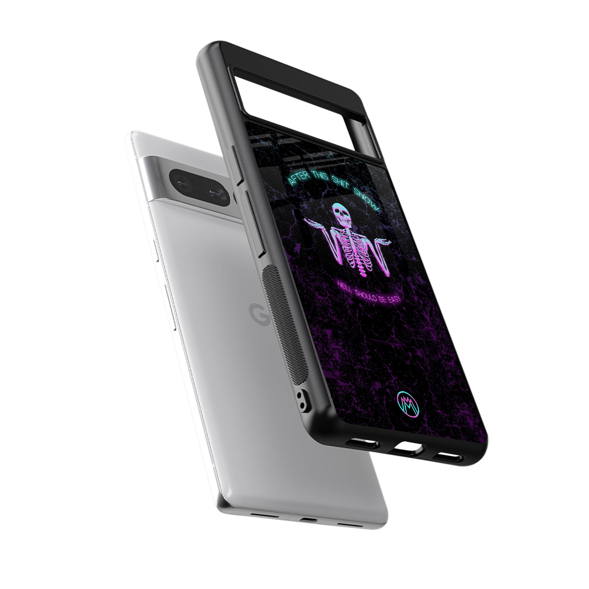 shitshow back phone cover | glass case for google pixel 7 pro