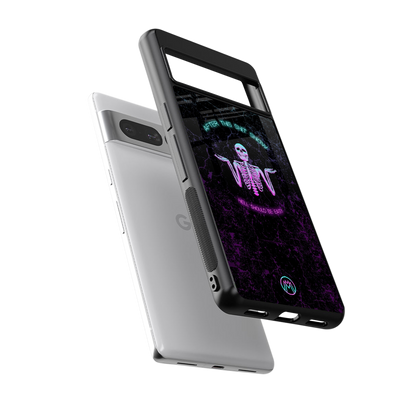 shitshow back phone cover | glass case for google pixel 7 pro
