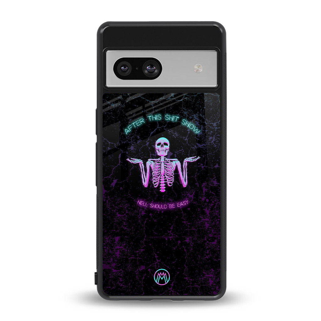 shitshow back phone cover | glass case for Google Pixel 7