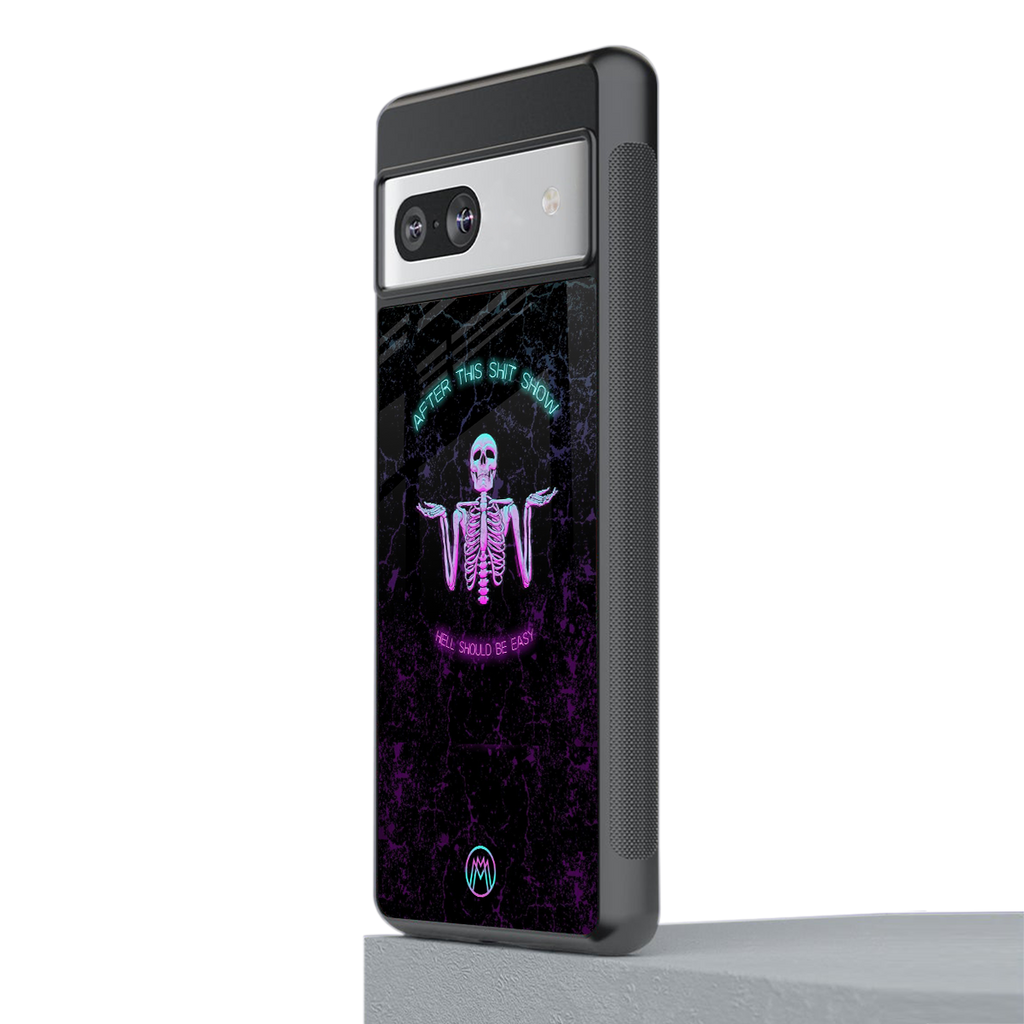 shitshow back phone cover | glass case for Google Pixel 7A