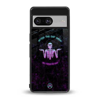 shitshow back phone cover | glass case for Google Pixel 8
