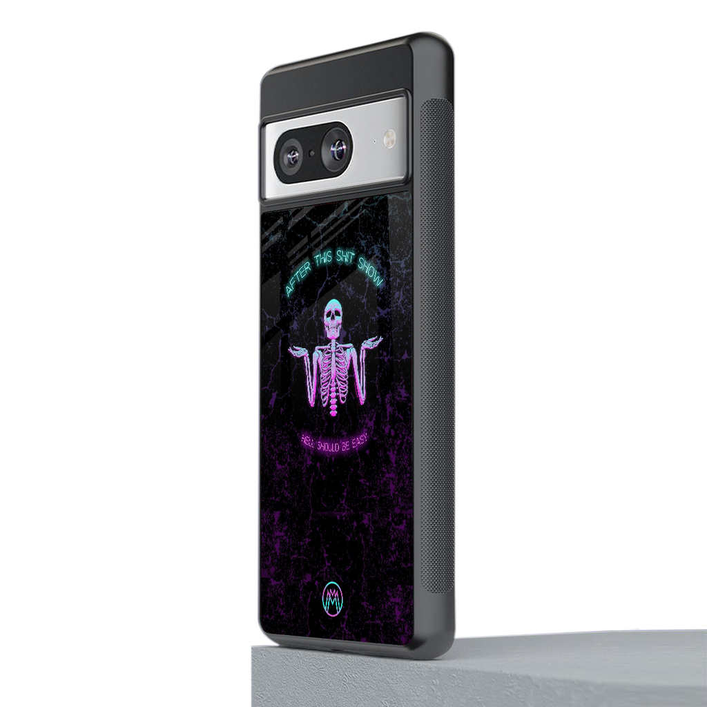 shitshow back phone cover | glass case for Google Pixel 8