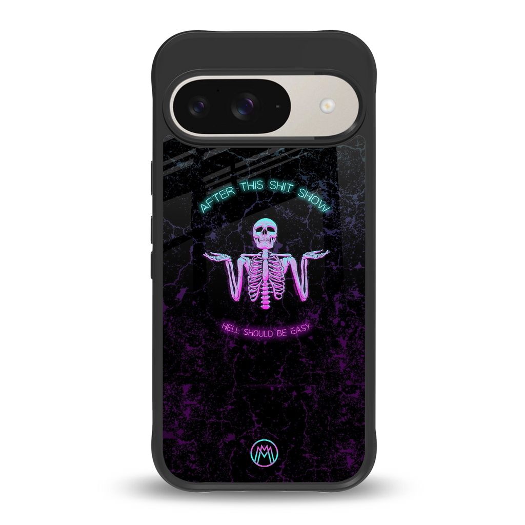 shitshow back phone cover | glass case for google pixel 9