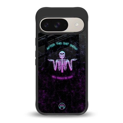 shitshow back phone cover | glass case for google pixel 9
