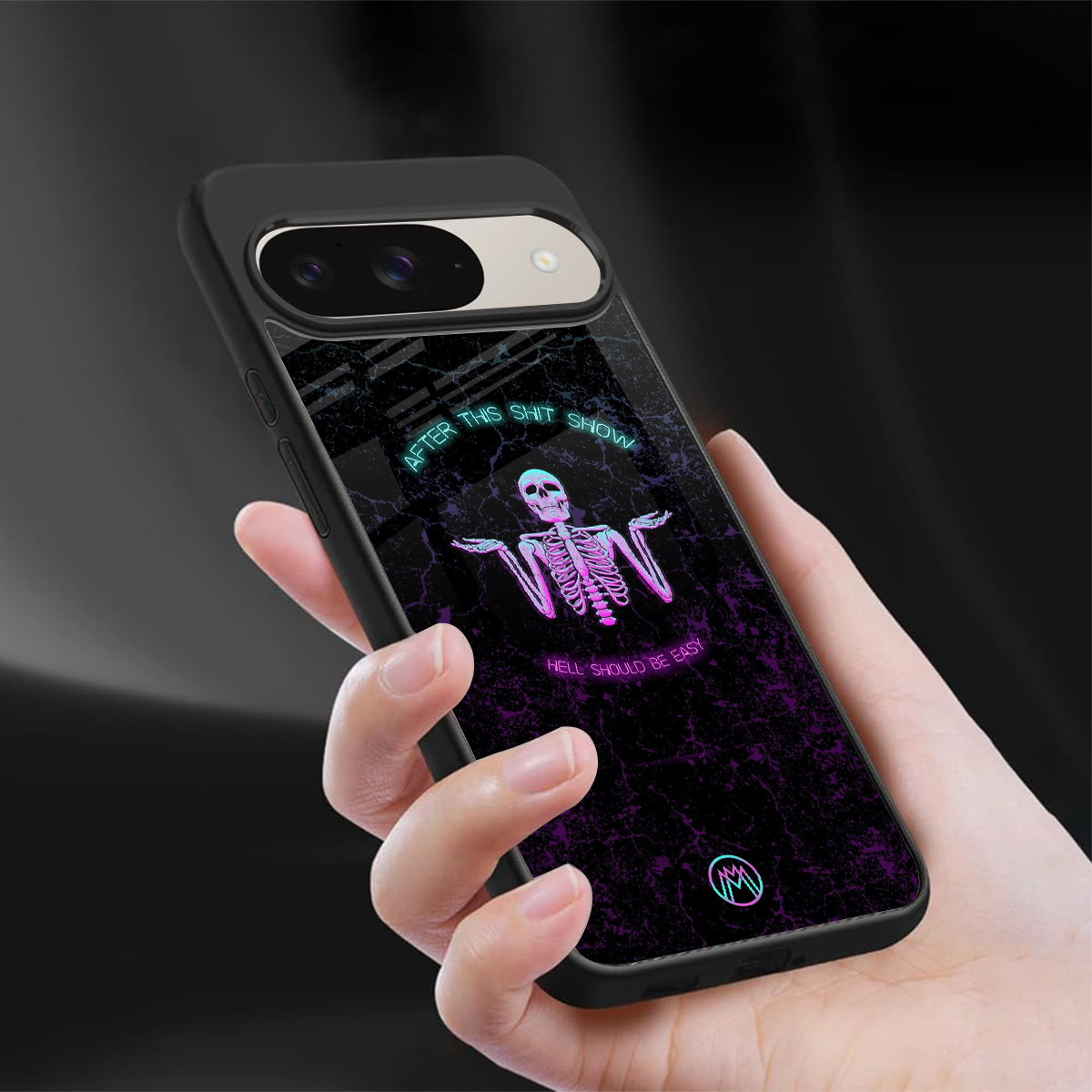 shitshow back phone cover | glass case for google pixel 9