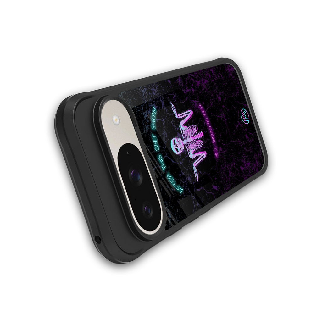 shitshow back phone cover | glass case for google pixel 9