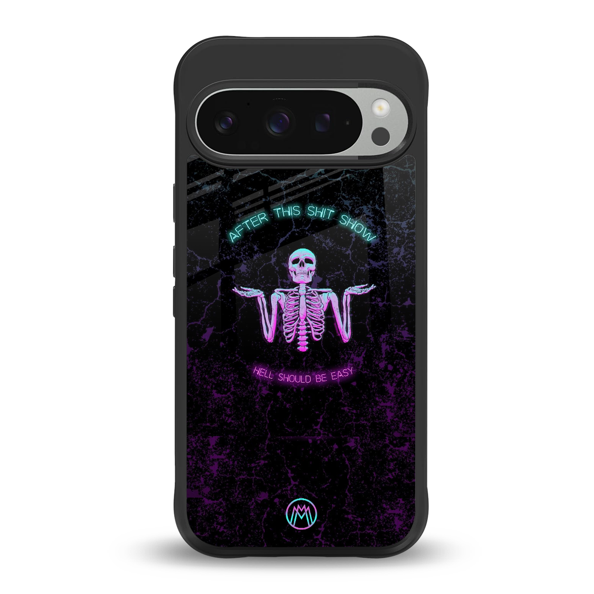 shitshow back phone cover | glass case for google pixel 9 pro xl