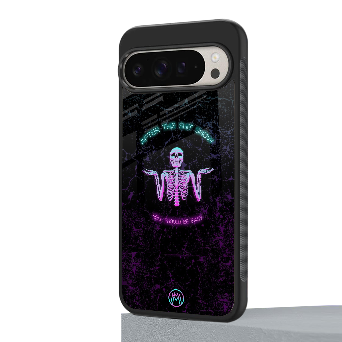 shitshow back phone cover | glass case for google pixel 9 pro xl