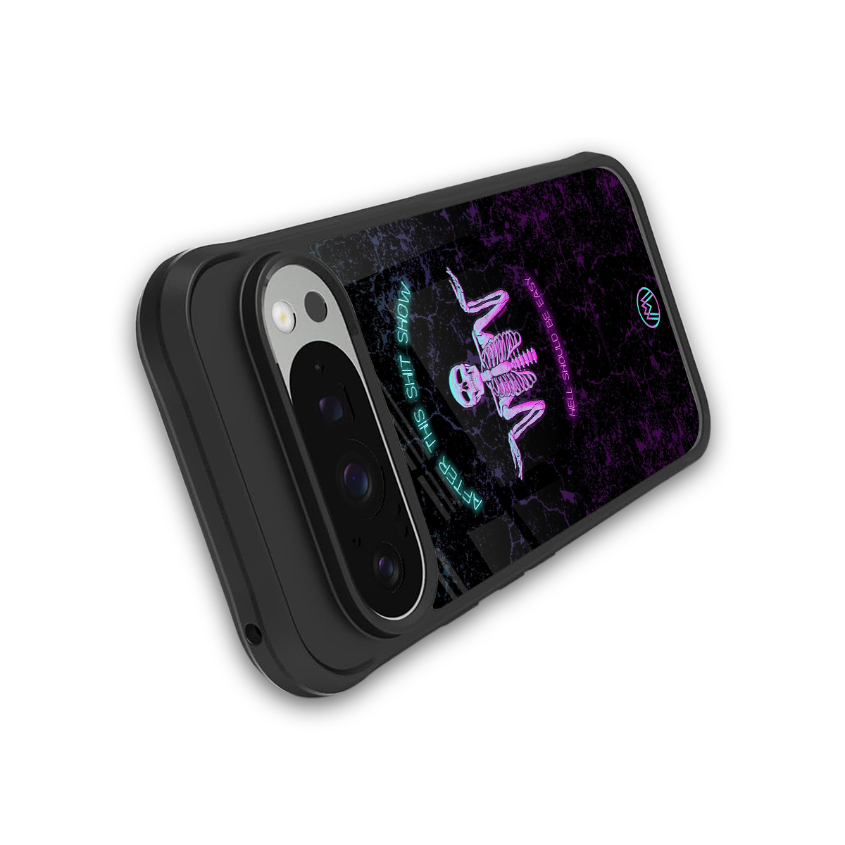 shitshow back phone cover | glass case for google pixel 9 pro