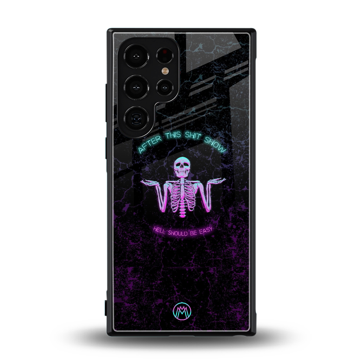 shitshow back phone cover | glass case for samsung galaxy s24 ultra