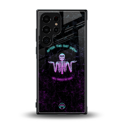 shitshow back phone cover | glass case for samsung galaxy s23 ultra