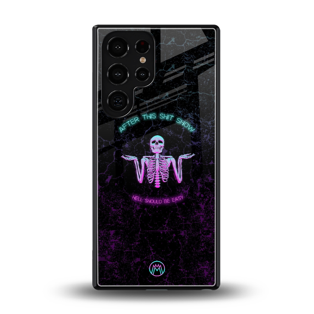 shitshow back phone cover | glass case for samsung galaxy s25 ultra
