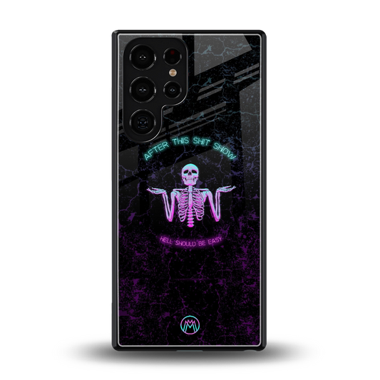 shitshow back phone cover | glass case for samsung galaxy s25 ultra
