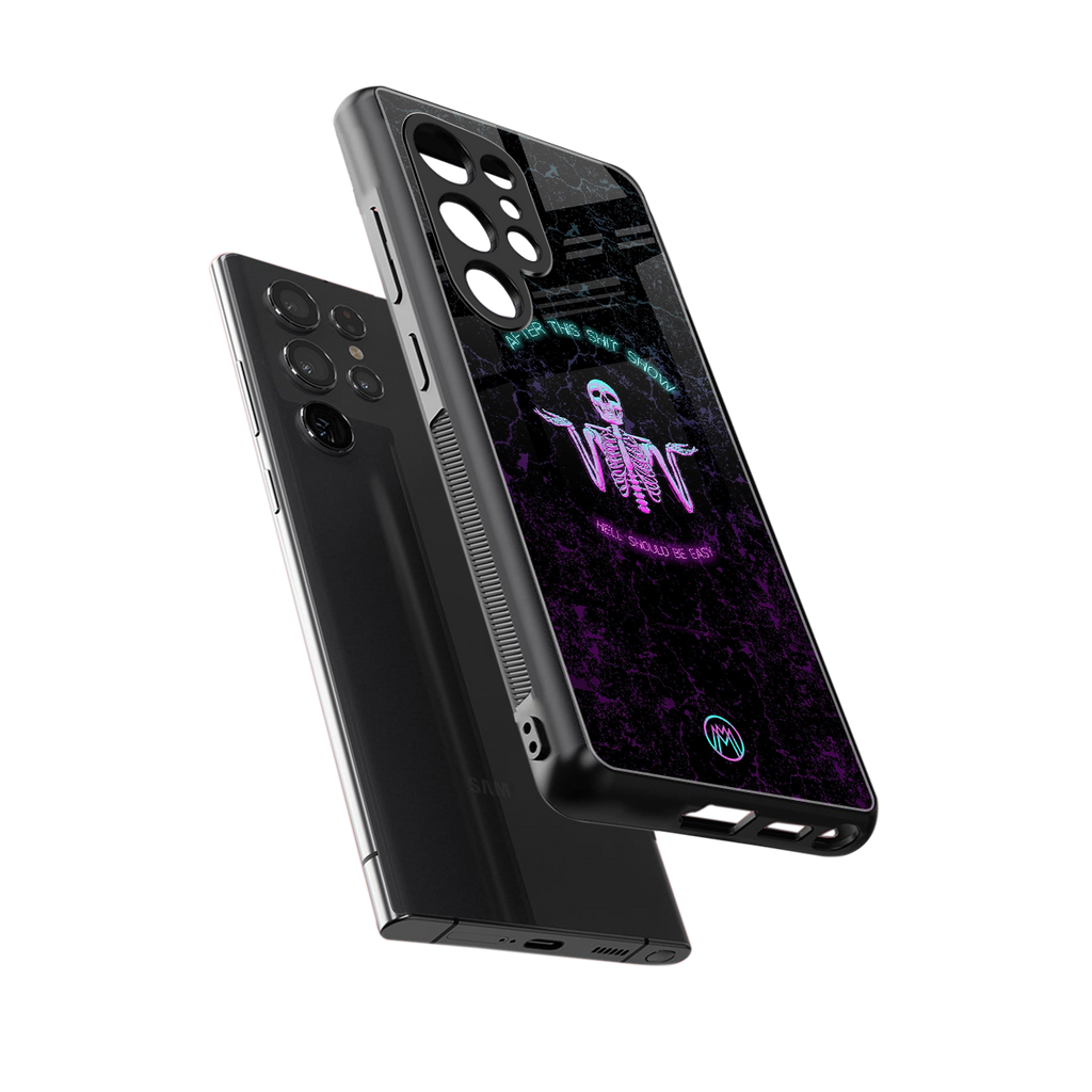 shitshow back phone cover | glass case for samsung galaxy s25 ultra