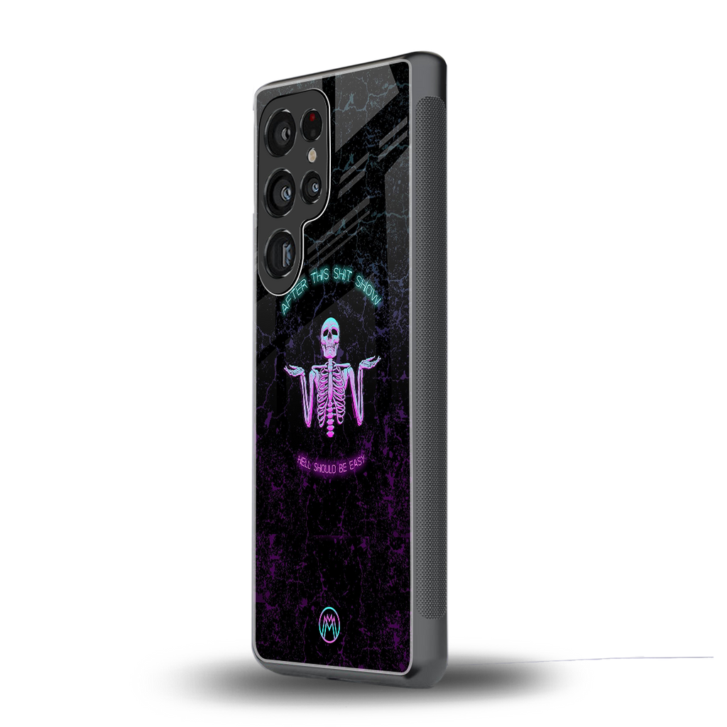 shitshow back phone cover | glass case for samsung galaxy s25 ultra