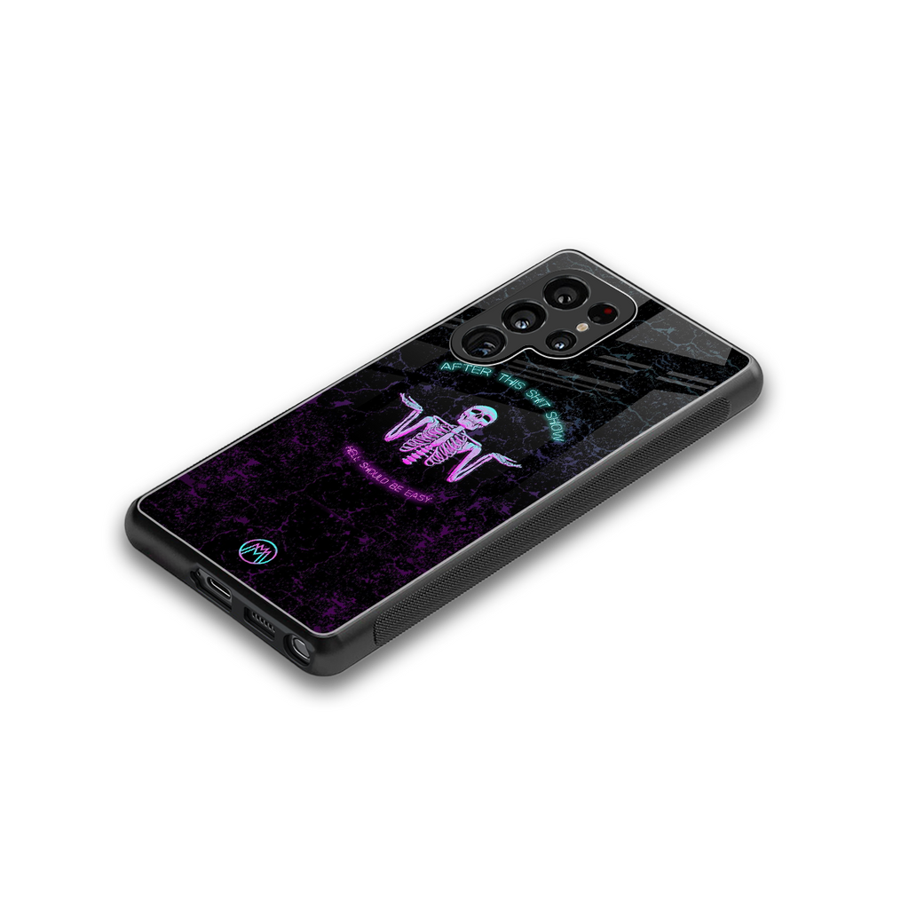 shitshow back phone cover | glass case for samsung galaxy s25 ultra
