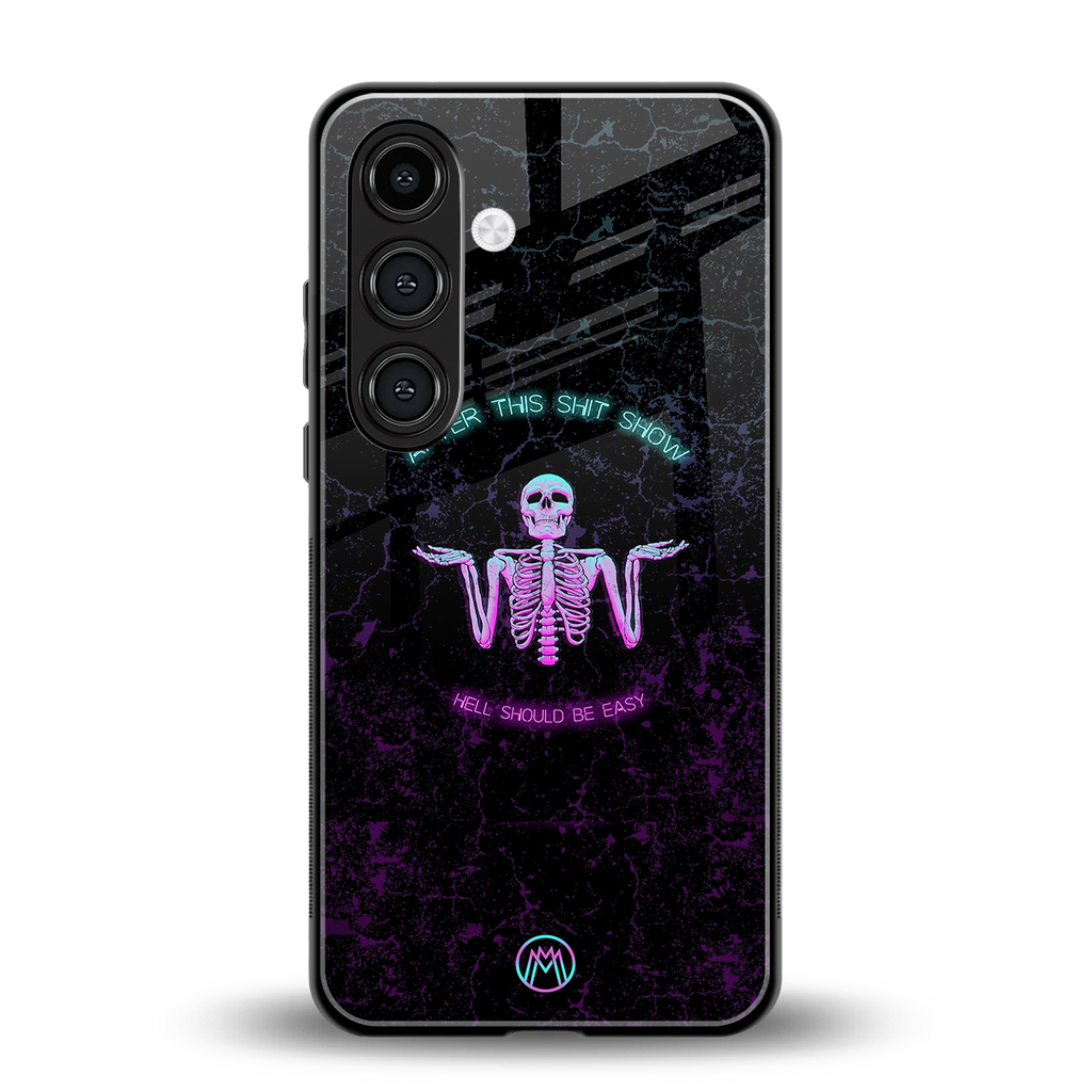 shitshow back phone cover | glass case for samsung galaxy s23 plus