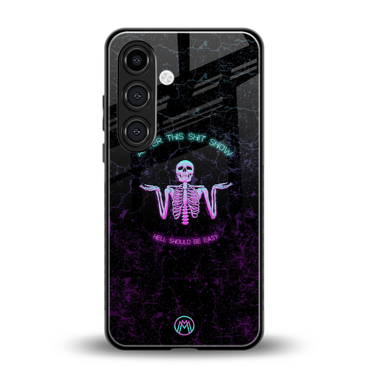 shitshow back phone cover | glass case for samsung galaxy s23 plus
