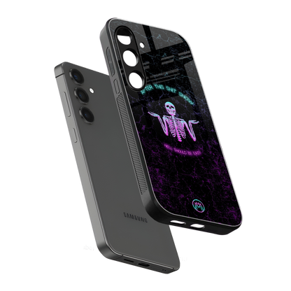 shitshow back phone cover | glass case for samsung galaxy s24 fe