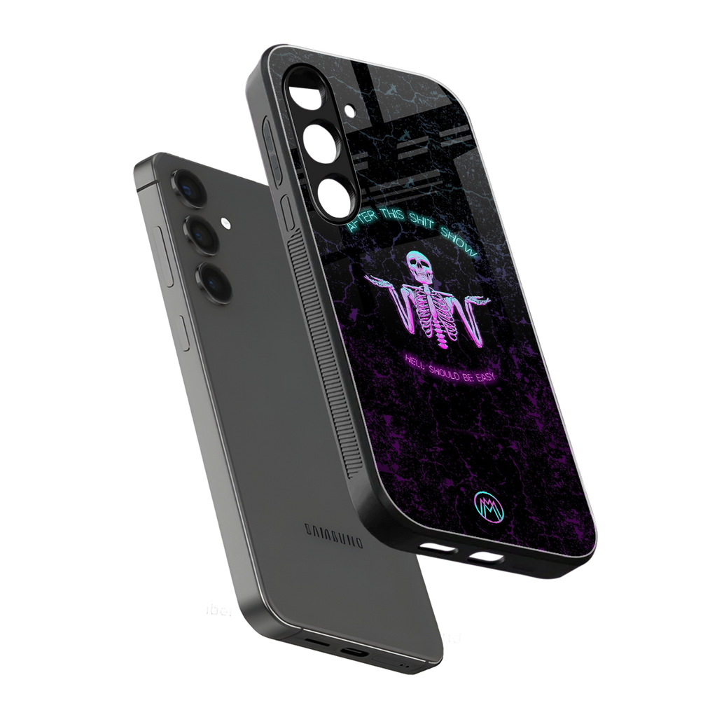 shitshow back phone cover | glass case for samsung galaxy s24 plus