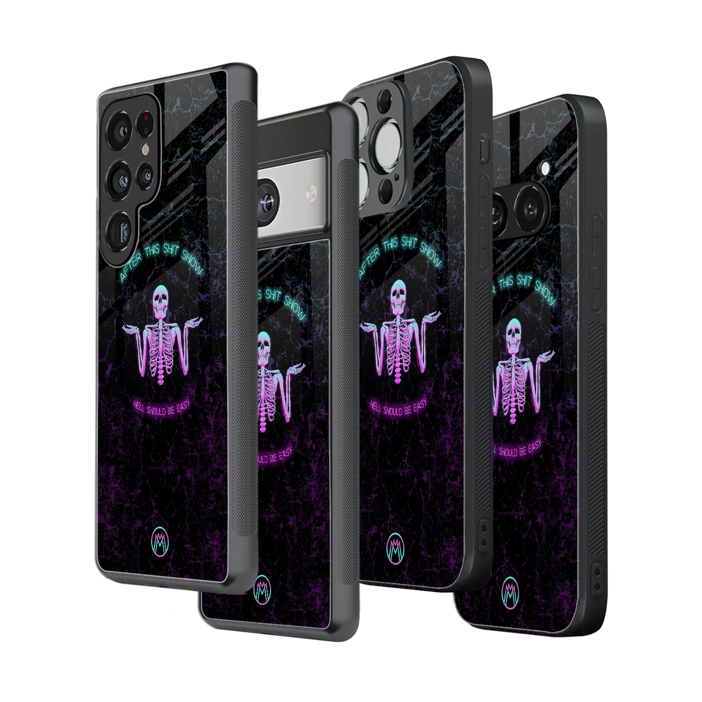 Stylish Glass Back Case for All Smartphones – iPhone, Samsung, OnePlus, Pixel, Redmi, Oppo, Vivo, Motorola