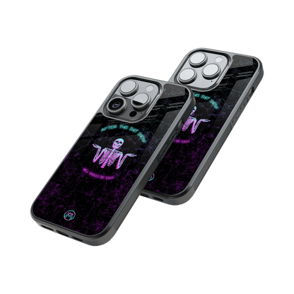Protective Glass Back Phone Case Compatible with iPhone, Samsung, OnePlus, Pixel & More