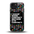 shoe contact back phone cover | glass case for iphone 13 mini