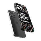 shoe contact back phone cover | glass case for iphone 13 pro max