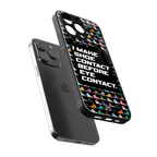 shoe contact back phone cover | glass case for iphone 13 pro
