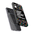 shoe contact back phone cover | glass case for nothing phone 1