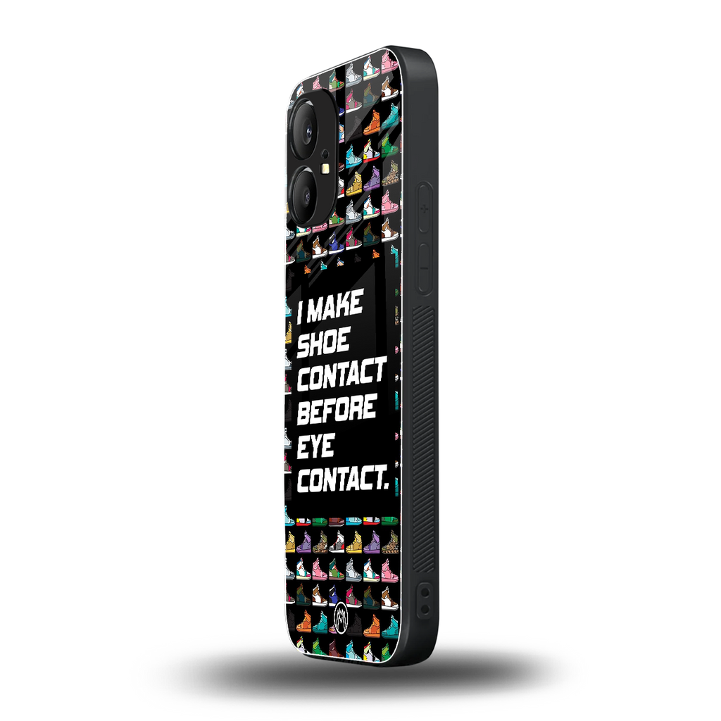 shoe contact back phone cover | glass case for nothing phone 1