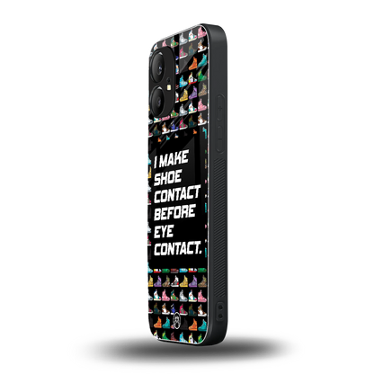shoe contact back phone cover | glass case for nothing phone 1