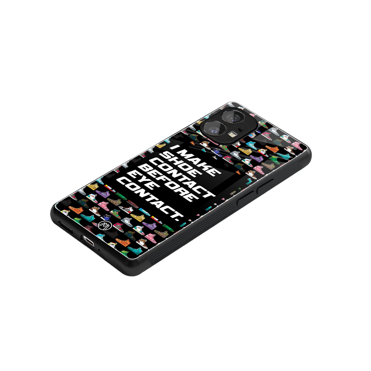 shoe contact back phone cover | glass case for nothing phone 1