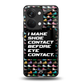 shoe contact back phone cover | glass case for oneplus nord 3