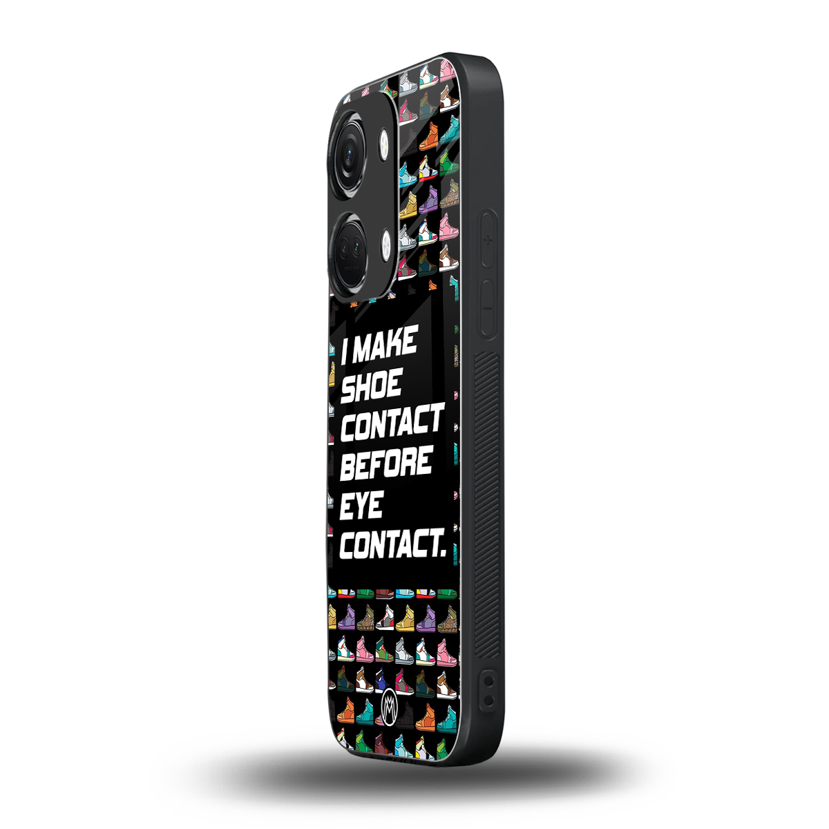 shoe contact back phone cover | glass case for oneplus nord 3