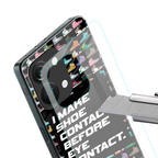 shoe contact back phone cover | glass case for oneplus nord 3