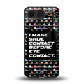 shoe contact back phone cover | glass case for oneplus nord 4