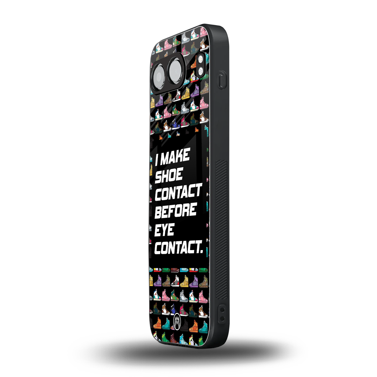 shoe contact back phone cover | glass case for oneplus nord 4