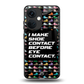 shoe contact back phone cover | glass case for oneplus nord ce 3