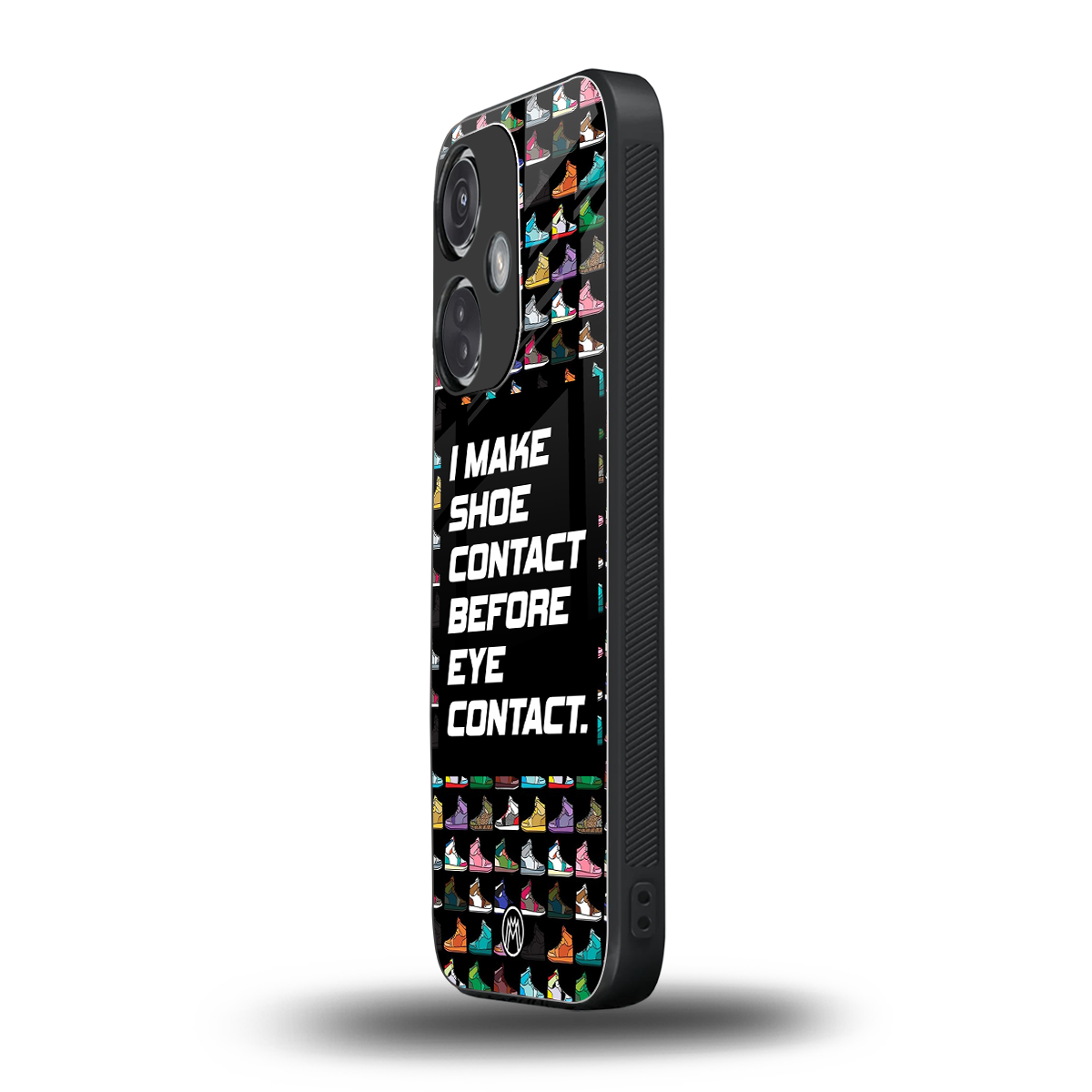 shoe contact back phone cover | glass case for oneplus nord ce 3