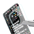 shoe contact back phone cover | glass case for oneplus nord ce 3