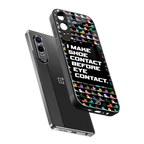 shoe contact back phone cover | glass case for oneplus nord ce 4 lite