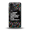 shoe contact back phone cover | glass case for oneplus nord ce 4