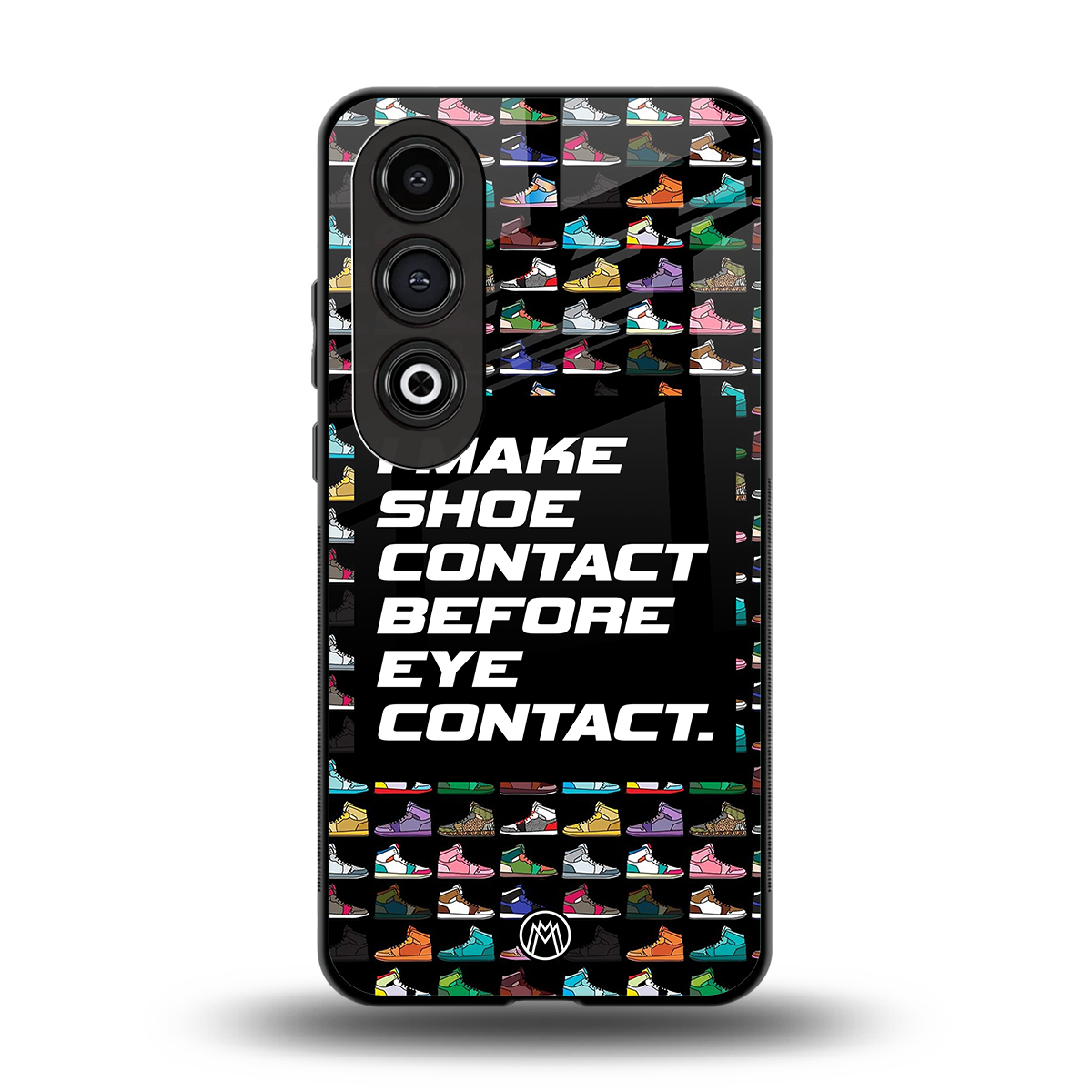 shoe contact back phone cover | glass case for oneplus nord ce 4