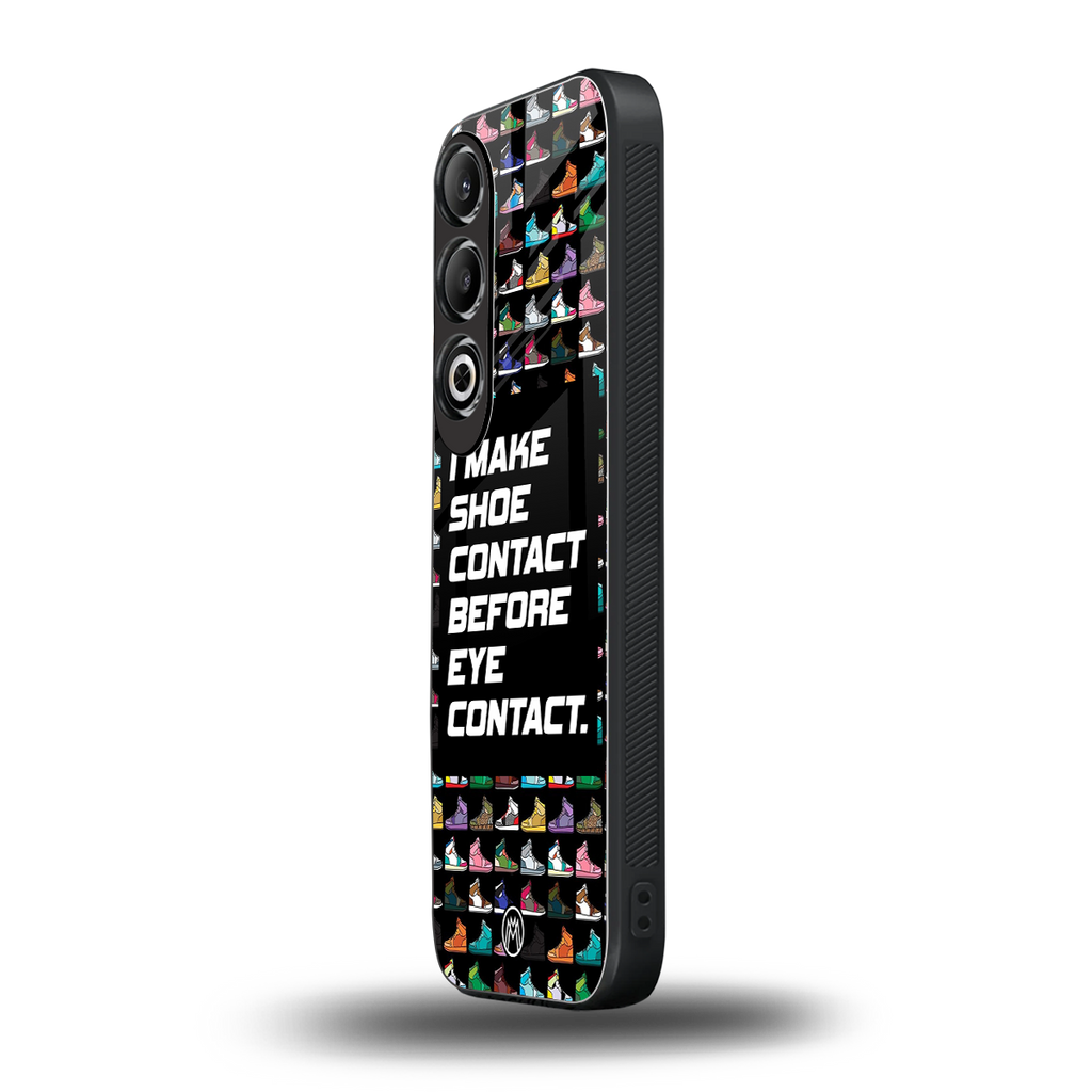 shoe contact back phone cover | glass case for oneplus nord ce 4