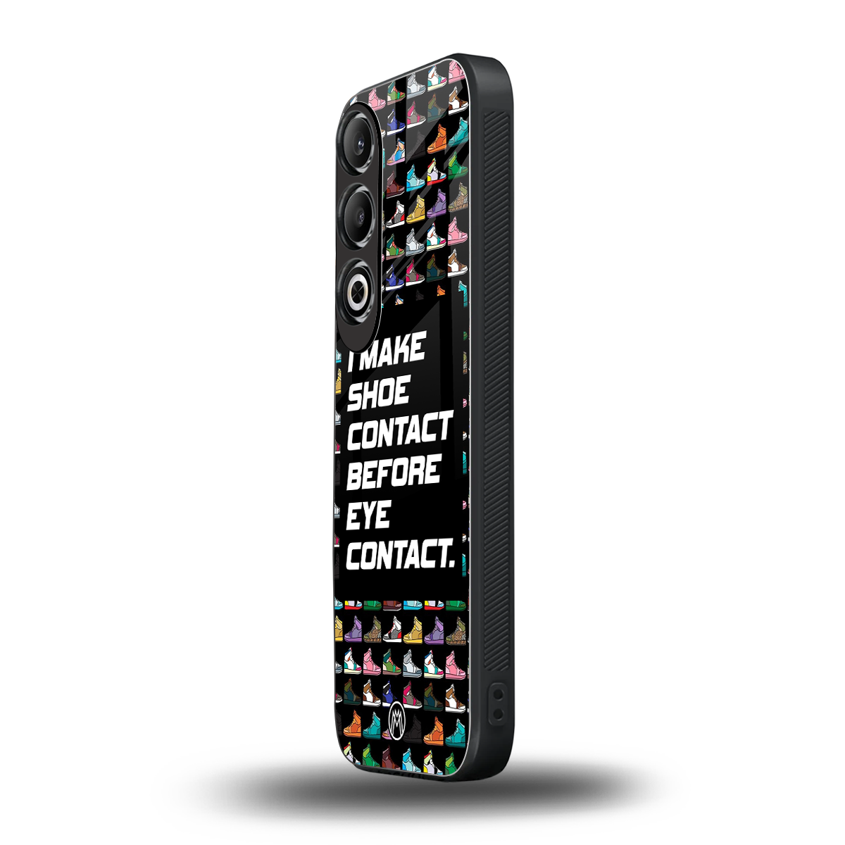 shoe contact back phone cover | glass case for oneplus nord ce 4